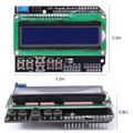 Displej LCD1602A s klávesnicí, 16x2 znaků, modré podsvícení