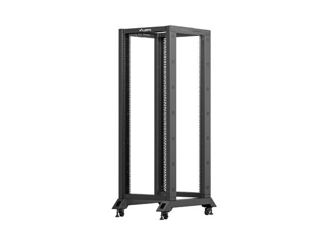 Lanberg otevřený rack 32U 600X800 černý V2