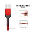 MKF-USB12AC datový a nabíjecí kabel USB A/USB-C, 20W, 2A, opletení, 1,2 m