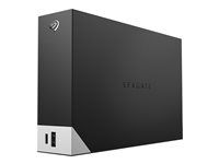 Seagate One Touch Hub - Pevný disk - šifrovaný - 16 TB - externí (stolní) - USB 3.0 - AES 256 bitu - cerná - s Seagate Rescue Data Recovery
