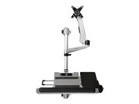 Startech Wall Mount Workstation, Articulating Standing Desk w/ Ergonomic Height Adjustable Monitor Arm & Padded Keyboard Tray, 34" VESA Display, Foldable Wall Mounted Sit Stand Desk - Foldable Standing Desk (WALLSTSI1) - Montážní sada (žerd, držák na myš, operka zápestí, pružinové rameno, konzola pro montáž na stenu, zásuvka pro klávesnici, držák monitoru, držák na zed s uzamykací deskou, otocná ramena s logem, 2 x otocné ramena, prihrádka na myš, pevná deska pro držák myši, EVA podložka pod myš