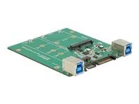 Řadič úložiště - mSATA, M.2 - M.2 Card / mSATA - SATA 3Gb/s, USB 3.1 (Gen 2)
