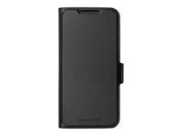 Pouzdro s klopou pro mobilní telefon - polyuretan (PU), plast - černá - pro Samsung Galaxy A26