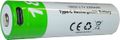 Nabíjecí Li-Ion baterie ICR18650 3,7V/2000mAh TINKO USB-C