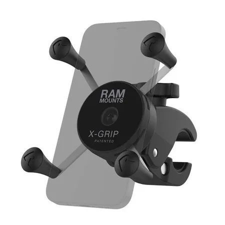 Unpkd ram handlebar mount with x-grip and toughclaw