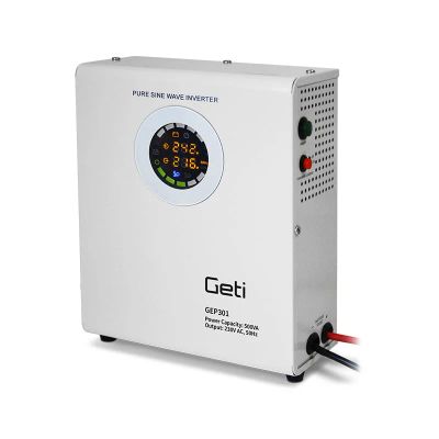 Zdroj záložní GETI GEP301 sinus 300W nástěnný (500VA)