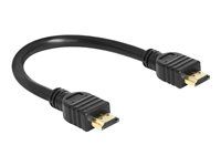 Kabel HDMI s ethernetem - HDMI s piny (male) do HDMI s piny (male) - 25 cm
