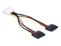 Elektrický kabel - SATA napájení (M) do 4 pinové interní napájení (M) - 10 cm - pro Delock PCI Express Card