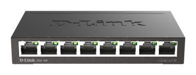 D-Link DGS-108 kovový 8-port 10/100/1000 Switch