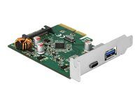 USB adaptér - PCIe 3.0 x4 nízký profil - USB-C 3.1 Gen 2 x 1 + USB 3.1 Gen 2 x 1