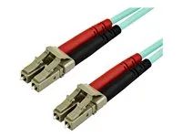 Aqua - 50/125 - LSZH Fiber Optic Cable - 10Gb (A50FBLCLC7) - Patch kabel - multirežim LC (M) do multirežim LC (M) - 7 m - 7 m - optické vlákno - duplex - 50 / 125 mikron - OM3 - neobsahuje halogen - vodě - barva