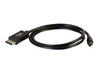 Black - Kabel DisplayPort - Mini DisplayPort (M) do DisplayPort (M) - 2 m - černá