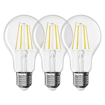 Žárovka Filament LED E27 5,9W bílá přírodní EMOS ZF5D43.3 sada 3ks