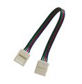 Spojka nepájená pro RGB LED pásek 5050 30,60 LED/m 10mm s vodičem