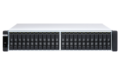 QNAP ES2486dc-2142IT-96G (all-flash ZFS NAS, duální řadič, 2x Xeon, 2x 48GB RAM, 24x 2,5" SAS)