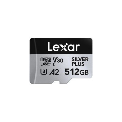 Lexar 512GB H-P Silver Plus microSDXC s adp C10 A2