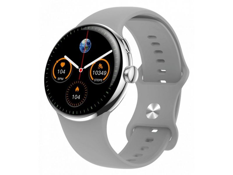 CARNEO Matrixx HR+/45mm/Silver/Sport Band/Silver