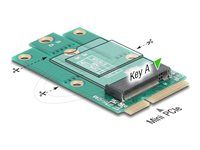 Adapter Mini PCIe male to M.2 Key A slot