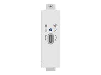 VISION TechConnect 3 - Prichycení talíre modulárního zarízení - USB typu C - bílá