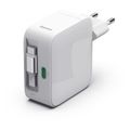 HAMA GaN, Rychlonabíječka, 2x USB-C PD/QC 65W Odn