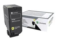 Žlutá - originální - kazeta s barvivem LCCP, LRP - pro Lexmark CS720de, CS720dte