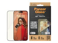 PanzerGlass ochranné sklo Apple iPhone 15 Pro s filtrem proti modrému světlu a antireflexní úpravou