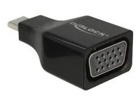 Externí video adaptér - USB-C - VGA - černá