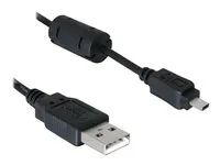 Napájecí kabel USB - USB s piny (male) do konektor pro digitální fotoaparát s piny (male)