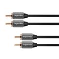 Kabel 2xCinch konektor/2xCinch konektor 1,8m KRUGER & MATZ KM0305