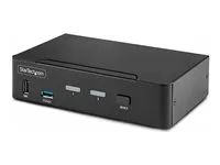 OS Independent, Metal Housing (D86A2-2-PORT-8K-KVM) - Přepínač KVM / audio / USB - 2 x KVM / zvuk / USB - 1 místní uživatel - desktop - kompatibilní s TAA