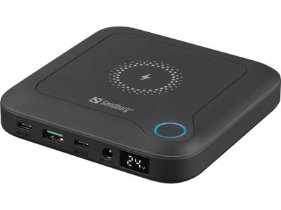 Sandberg All-in1 Laptop Powerbank 25000, černý