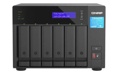 QNAP TVS-h674T-i5-32G (6core, ZFS, 32GB RAM, 6x SATA, 2x M.2 NVMe, 2x 2,5GbE, 2x Thunderbolt 4)