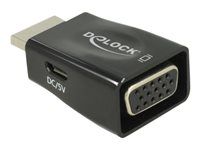 Nástroj pro převod videa - HDMI - VGA - černá