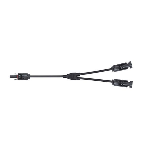 Konektor pro solární panely MC4 GETI rozbočení 1x zdířka 2x konektor 30cm