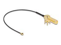 Antenna Cable RP-SMA 90° PCB jack bulkhe