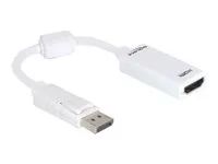 Video adaptér - DisplayPort s piny (male) do HDMI se zdířkami (female) - 12.5 cm