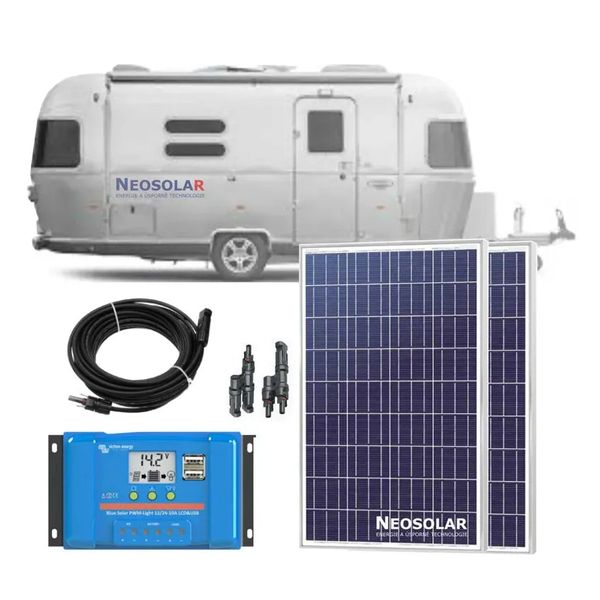 Solární sestava Karavan Victron Energy 190Wp (PWM)