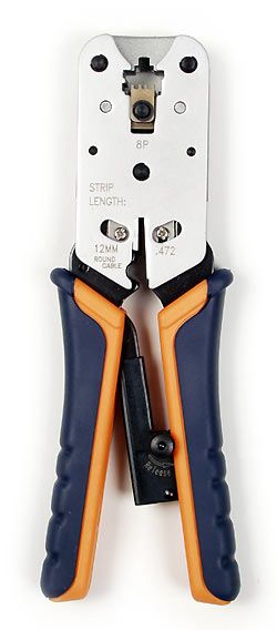 W-Star Krimpovací kleště RJ45 WS2182R s ráčnou přímé, ořezávač izolace