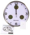 Nástěnné hodiny Thermo/Hygro Bresser Optus MyTime Bresser MyTime io NX 30 cm, bílý