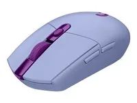 Myš - optický - 6 tlačítka - bezdrátový - 2.4 GHz - bezdrátový přijímač USB - šeřík