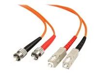 2m Multimode Fiber Patch Cable ST - SC - FIBSTSC2