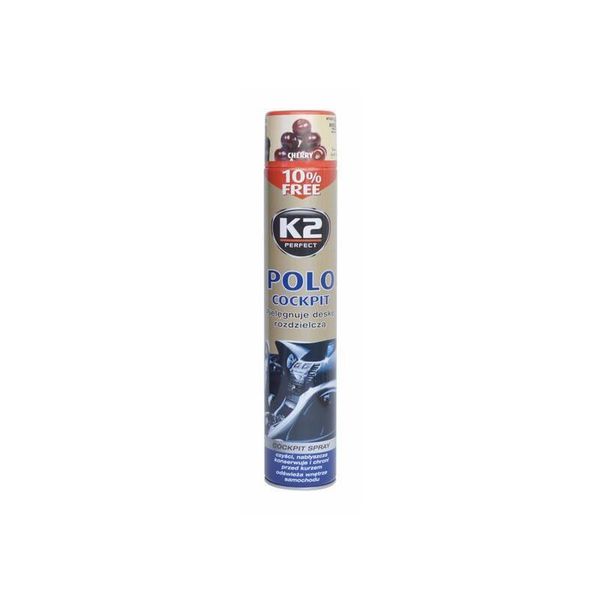 K2 Polo Cockpit Interior Plastic Protector 750ml Cherry