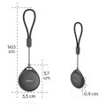 HAMA Bluetooth Lokátor, 2ks, čierny (Apple, Andr)