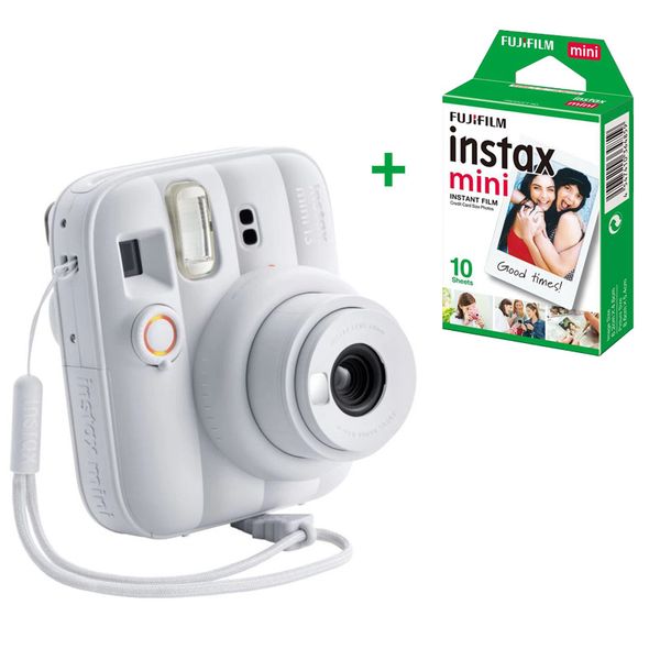 FujiFilm Instax Mini 13 + 10 Shots, Clay White