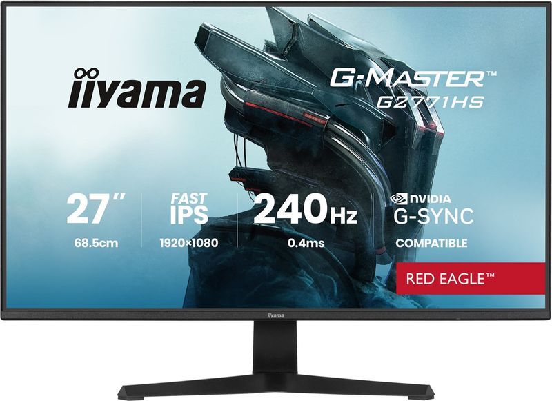 iiyama G-Master/G2771HS-B1/27"/IPS/FHD/240Hz/0,4ms/Černá/3R