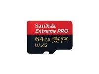 Paměťová karta flash (adaptér microSDXC na SD zahrnuto) - 64 GB - A2 / Video Class V30 / UHS-I U3 / Class10 - microSDXC UHS-I