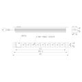 GEMBIRD EG-PDU-9F2F, Rozvodný panel, 9x FR, 1U