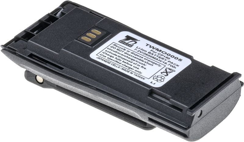 Baterie T6 Power pro Motorola CP040, CP150, CP250, Li-ion, 2600mAh, 18,7Wh