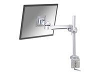 Montážní sada - plný pohyb - pro Displej LCD - stříbrná - velikost obrazovky: 10"-30" - upevnění svorkou, upevnitelné na stůl