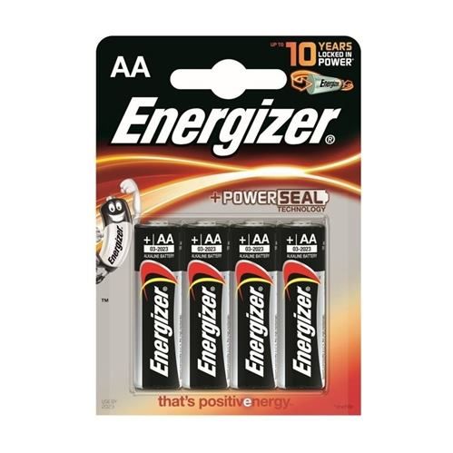 ENERGIZER PowerSeal AA, Baterie, LR6, 1.5V, 4ks